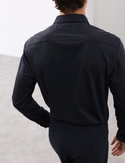 Regular Fit Easy Iron Pure Cotton Jersey Shirt