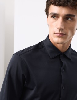 Regular Fit Easy Iron Pure Cotton Jersey Shirt