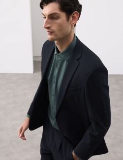 Žerzejová košile z čisté bavlny, normální střih, snadné žehlení