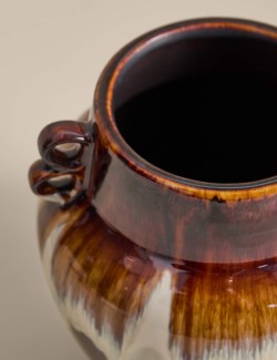 Velká keramická váza s reaktivní glazurou