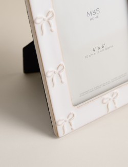 Fotorámeček s keramickou mašlí 4x6 palců