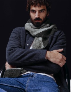 Flísová bunda ze směsi vlny se 3 kapsami