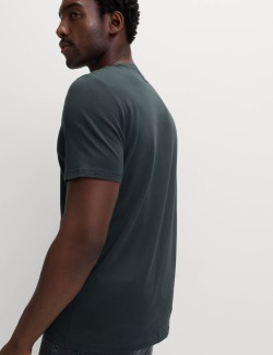 Tričko ke krku z čisté bavlny