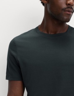 Tričko ke krku z čisté bavlny