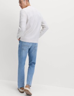 Kardigan s klikatým vzorem a výstřihem do V a vlnou