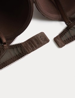 Jasmine Lace Wired Printed Plunge Bra