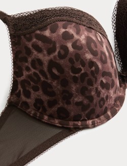 Jasmine Lace Wired Push-Up Plunge Bra (A-E)