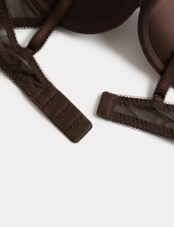 Jasmine Lace Wired Push-Up Plunge Bra (A-E)