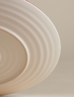 Talíř s motivem zimního listí