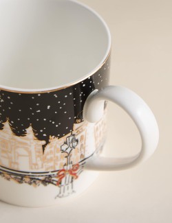 London Christmas Scene Mug