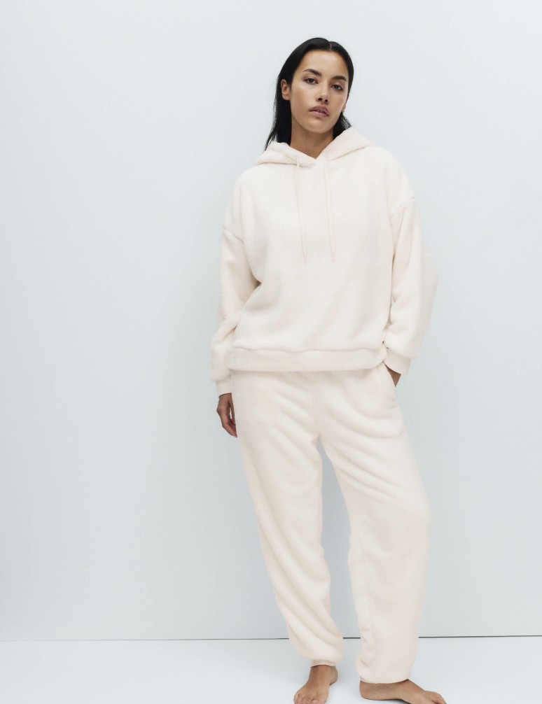 Fur Fleece Lounge Joggers