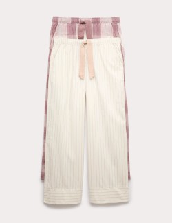 2pk Pure Cotton Printed Pyjama Bottoms