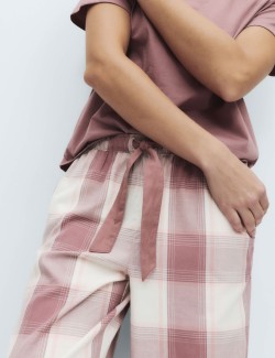 2pk Pure Cotton Printed Pyjama Bottoms