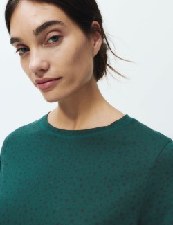 Pure Cotton Star Print Nightdress