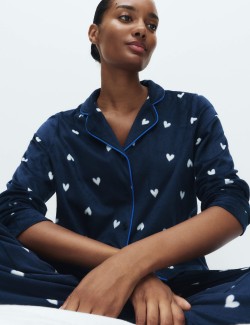 Flísová pyžamová souprava s potiskem