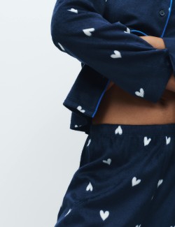 Flísová pyžamová souprava s potiskem