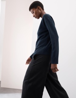 Kardigan z čistého kašmíru s výstřihem do V a knoflíky vepředu