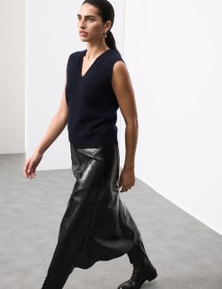 Tabard ze směsi vlny a kašmíru s česanou úpravou