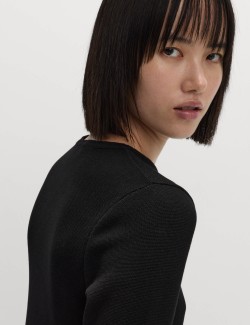 Soft Touch Crew Neck Knitted Top