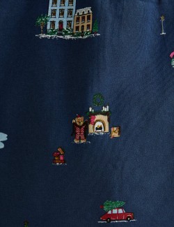 Vánoční taška s uchy z čisté bavlny s motivem Spencer Bear™