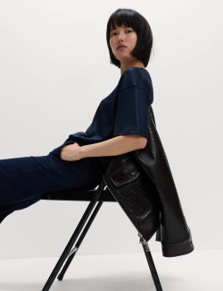 Metalické třpytivé tričko