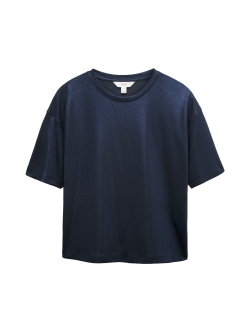 Metalické třpytivé tričko