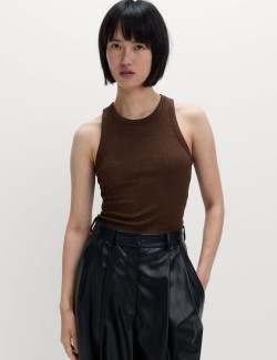 Třpytivé tílko, s vysokým podílem bavlny