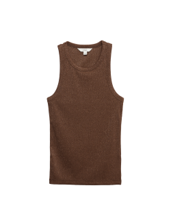 Třpytivé tílko, s vysokým podílem bavlny