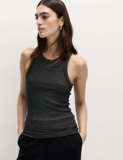 Třpytivé tílko, s vysokým podílem bavlny