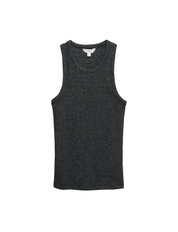 Třpytivé tílko, s vysokým podílem bavlny