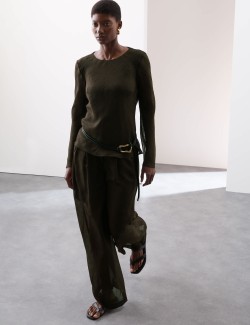 Texturovaná zateplená halenka