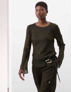 Texturovaná zateplená halenka