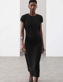 Korálkové midaxi šaty