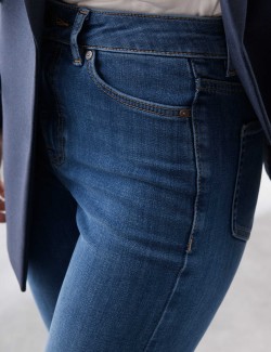 High Waisted Straight Leg Jeans