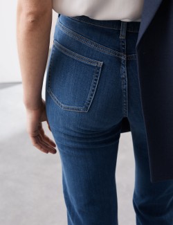 High Waisted Straight Leg Jeans