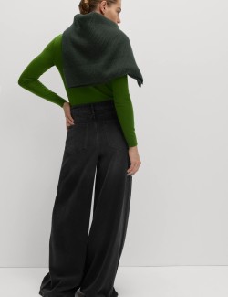 Džíny se širokými palácovými nohavicemi, ze směsi materiálu lyocell™