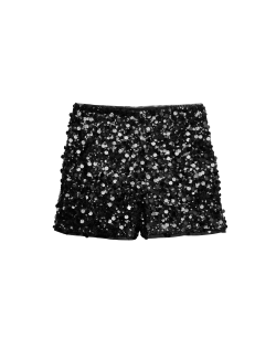 Sequin High Waisted Shorts