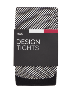 Tvarující síťované punčochové kalhoty