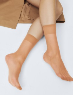 Balení 5 párů matných ponožek, 15 DEN