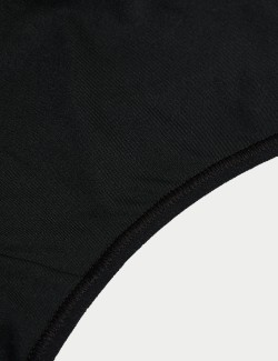 5pk No VPL Microfibre Low Rise Thongs