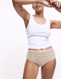 Šortky s vysokým pasem a vysokým podílem bavlny, 3 ks