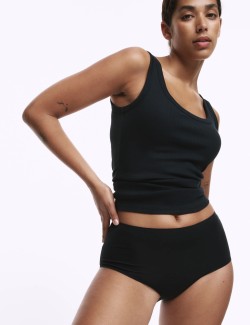 Šortkové kalhotky s vysokým pasem bez viditelných lemů Cool Comfort, 3 ks