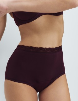 Vysoce savé menstruační kalhotky do pasu, 3 ks