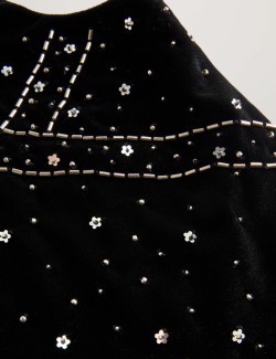 2pc Velvet Waistcoat and Shirt Set (6-16 Yrs)