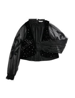 2pc Velvet Waistcoat and Shirt Set (6-16 Yrs)