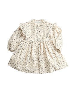 Pure Cotton Ditsy Floral Dress (1-8 Yrs)