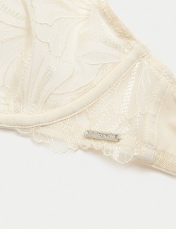 Monaco Embroidery Wired Plunge Bra (A-E)