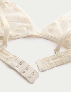 Monaco Embroidery Non Wired Bralette (A-E)