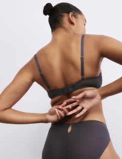 Lisianthus Embroidery Wired Balcony Bra A-E