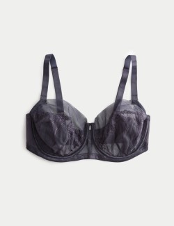 Lisianthus Embroidery Wired Balcony Bra (F-H)